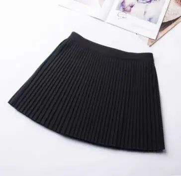 Pleated Skirts for Girls Gray Solid Color High Waist Child Toddler Petticoat High Quality Princess Ball Gown School Girl Skirts